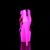 Rose neon 18 cm Pleaser ADORE-769UV chaussure  talons de pole dance