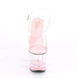 Rose paillettes 18 cm LOVESICK-708GH chaussure  talons de pole dance