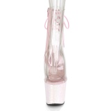 Rose paillettes 18 cm UNICORN-1018C bottines de pole dance