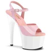 Rose plateforme 18 cm ADORE-709 talons hauts pleaser