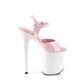 Rose plateforme 20 cm FLAMINGO-809 talons hauts pleaser