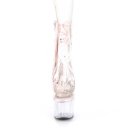 Rose transparent 18 cm ADORE-1018C-2 bottines de striptease