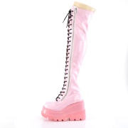 Roses Verni 11,5 cm SHAKER-374-1 bottes cuissardes  lacets