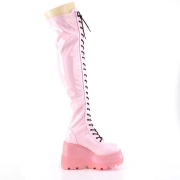 Roses Verni 11,5 cm SHAKER-374-1 bottes cuissardes  lacets