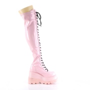 Roses Verni 11,5 cm SHAKER-374 bottes cuissardes  lacets