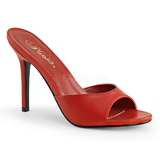 Rouge 10 cm CLASSIQUE-01 mules talons hauts