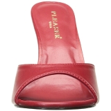 Rouge 10 cm CLASSIQUE-01 mules talons hauts