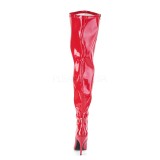 Rouge 13 cm SEDUCE-3000WC cuissardes mollets larges et cuisses rondes lastiques