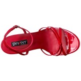 Rouge 15 cm DOMINA-108 chaussures travesti
