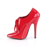 Rouge 15 cm DOMINA-460 chaussures oxford à talon aiguille
