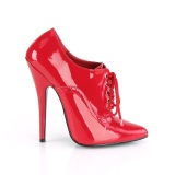 Rouge 15 cm DOMINA-460 chaussures oxford à talon haut hommes