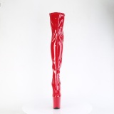 Rouge 20 cm FLAMINGO-3000 Cuissardes Bottes Plateforme