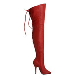 Rouge Cuir 13 cm LEGEND-8899 bottes cuissardes hommes