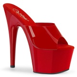 Rouge Jelly-Like 18 cm ADORE-701N mules talons hauts de pole dance