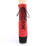 Rouge Noir 18 cm ADORE-1020FSTT exotic bottines de pole dance