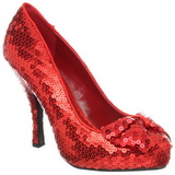 Rouge Paillettes 11,5 cm OZ-06 Chaussures Escarpins de Soire