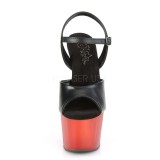 Rouge Similicuir 18 cm ADORE-709T sandales pleaser plateforme