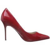 Rouge Verni 10 cm CLASSIQUE-20 Escarpins Talons Aiguilles Hommes