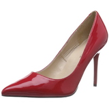 Rouge Verni 10 cm CLASSIQUE-20 Escarpins Talons Aiguilles Hommes