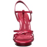 Rouge Verni 12 cm FLAIR-420 Sandales Femme à Talon