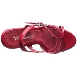 Rouge Verni 12 cm FLAIR-420 Sandales Femme  Talon