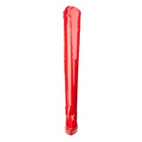 Rouge Verni 13,5 cm INDULGE-3000 Cuissardes Haut Talon