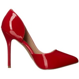 Rouge Verni 13 cm AMUSE-22 Chaussures Escarpins Classiques