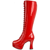 Rouge Verni 13 cm ELECTRA-2020 Bottes Femmes pour Hommes