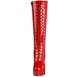 Rouge Verni 13 cm ELECTRA-2020 Bottes Femmes pour Hommes