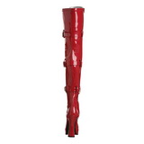 Rouge Verni 13 cm ELECTRA-3028 Bottes Cuissardes Talons Hauts