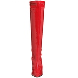 Rouge Verni 13 cm SEDUCE-2000 Bottes Femmes pour Hommes