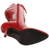 Rouge Verni 13 cm SEDUCE-2000 Bottes Femmes pour Hommes