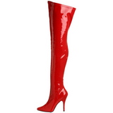 Rouge Verni 13 cm SEDUCE-3000 bottes overknee femme