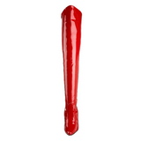 Rouge Verni 13 cm SEDUCE-3010 bottes cuissardes hommes