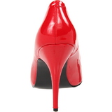 Rouge Verni 13 cm SEDUCE-420 Escarpins Talons Aiguilles Hommes