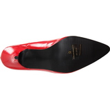 Rouge Verni 13 cm SEDUCE-420 Escarpins Talons Aiguilles Hommes