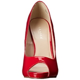 Rouge Verni 13 cm SEXY-42 Chaussures Escarpins Classiques