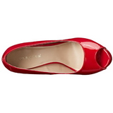 Rouge Verni 13 cm SEXY-42 Chaussures Escarpins Classiques