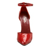 Rouge Verni 15 cm DOMINA-402 escarpins  talons hauts