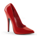 Rouge Verni 15 cm DOMINA-420 Escarpins Talons Aiguilles Hommes