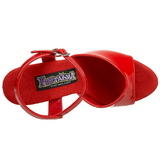 Rouge Verni 15 cm FUNTASMA JULIET-209 Talons Hauts Plateforme