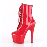 Rouge Verni 18 cm ADORE-1020 bottines plateforme pour femmes