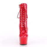 Rouge Verni 18 cm ADORE-1020 bottines plateforme pour femmes