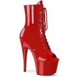 Rouge Verni 18 cm ADORE-1021 bottines plateforme pour femmes