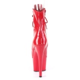 Rouge Verni 18 cm ADORE-1021 bottines plateforme pour femmes