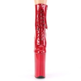 Rouge Verni 25,5 cm BEYOND-1020 talons trs hauts - bottines plateforme extrme