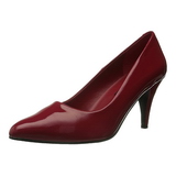 Rouge Verni 7,5 cm PUMP-420 Chaussures Escarpins Classiques