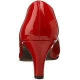 Rouge Verni 8 cm DIVINE-420W Escarpins Talons Hauts Hommes