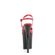 Rouge plateforme 20 cm FLAMINGO-809-2 talons hauts pleaser