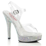 Sandales plateforme strass 13,5 cm MAJESTY-508DM sandales talons hauts fabulicious